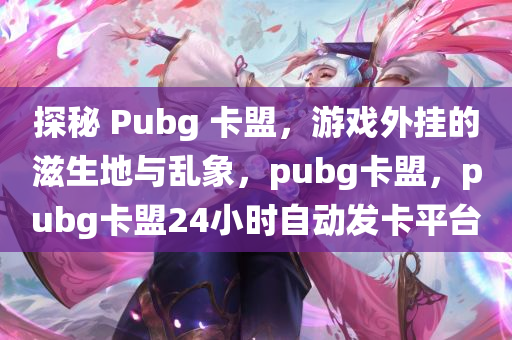 探秘 Pubg 卡盟，游戏外挂的滋生地与乱象，pubg卡盟，pubg卡盟24小时自动发卡平台