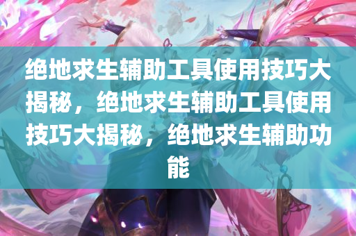 绝地求生辅助工具使用技巧大揭秘，绝地求生辅助工具使用技巧大揭秘，绝地求生辅助功能