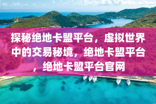 探秘绝地卡盟平台，虚拟世界中的交易秘境，绝地卡盟平台，绝地卡盟平台官网