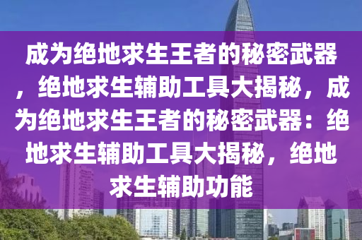成为绝地求生王者的秘密武器，绝地求生辅助工具大揭秘，成为绝地求生王者的秘密武器：绝地求生辅助工具大揭秘，绝地求生辅助功能