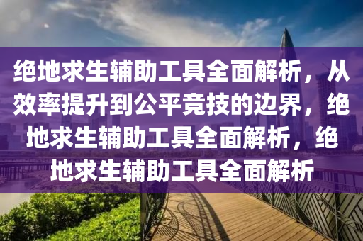 绝地求生辅助工具全面解析，从效率提升到公平竞技的边界，绝地求生辅助工具全面解析，绝地求生辅助工具全面解析
