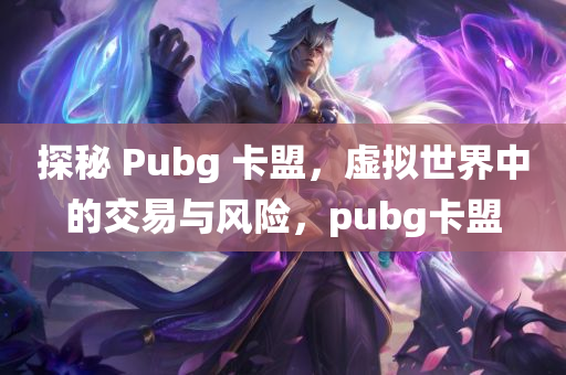 探秘 Pubg 卡盟，虚拟世界中的交易与风险，pubg卡盟