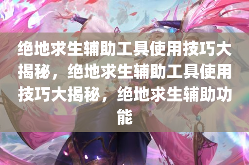 绝地求生辅助工具使用技巧大揭秘，绝地求生辅助工具使用技巧大揭秘，绝地求生辅助功能