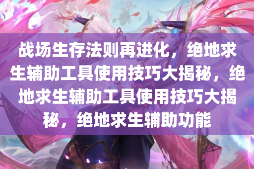 战场生存法则再进化，绝地求生辅助工具使用技巧大揭秘，绝地求生辅助工具使用技巧大揭秘，绝地求生辅助功能