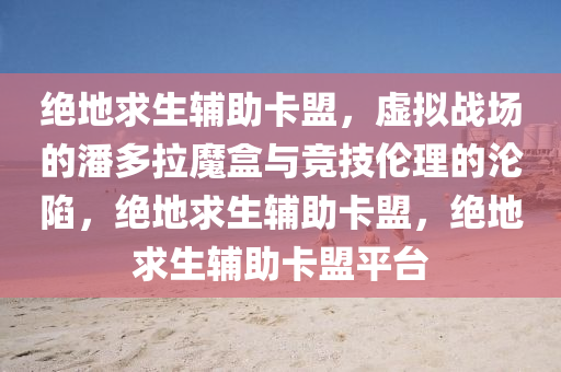 绝地求生辅助卡盟,虚拟战场的潘多拉魔盒与竞技伦理的沦陷,绝地求生辅助卡盟,绝地求生辅助卡盟平台