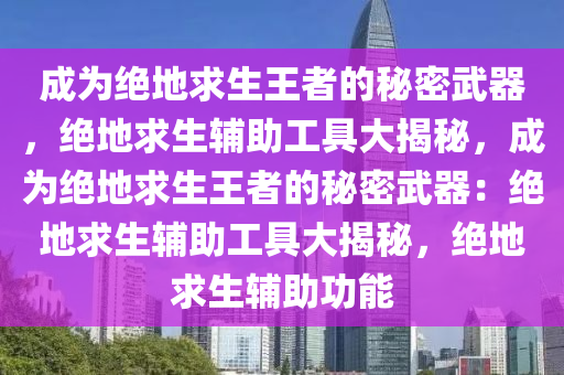 成为绝地求生王者的秘密武器，绝地求生辅助工具大揭秘，成为绝地求生王者的秘密武器：绝地求生辅助工具大揭秘，绝地求生辅助功能