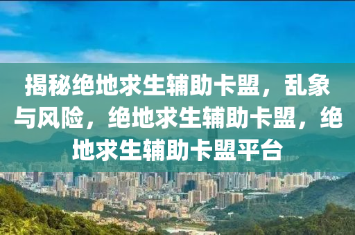 揭秘绝地求生辅助卡盟，乱象与风险，绝地求生辅助卡盟，绝地求生辅助卡盟平台