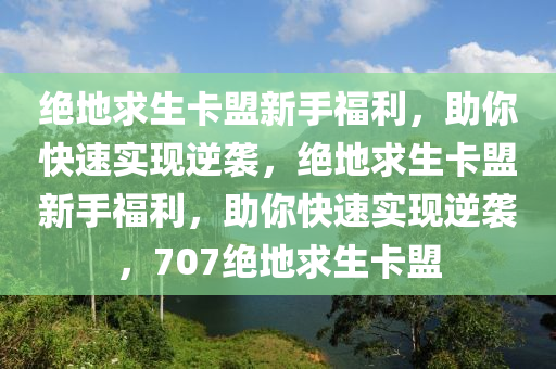 绝地求生卡盟新手福利，助你快速实现逆袭，绝地求生卡盟新手福利，助你快速实现逆袭，707绝地求生卡盟