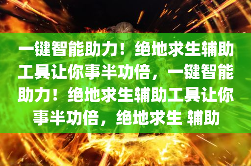 一键智能助力！绝地求生辅助工具让你事半功倍，一键智能助力！绝地求生辅助工具让你事半功倍，绝地求生 辅助