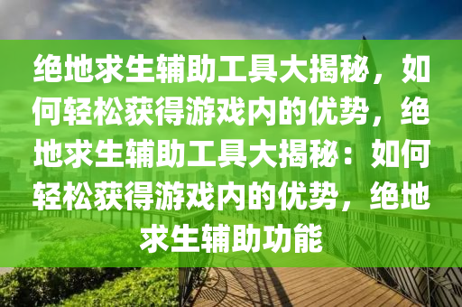 绝地求生辅助工具大揭秘，如何轻松获得游戏内的优势，绝地求生辅助工具大揭秘：如何轻松获得游戏内的优势，绝地求生辅助功能