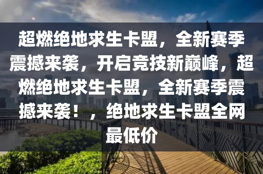 超燃绝地求生卡盟，全新赛季震撼来袭，开启竞技新巅峰，超燃绝地求生卡盟，全新赛季震撼来袭！，绝地求生卡盟全网最低价