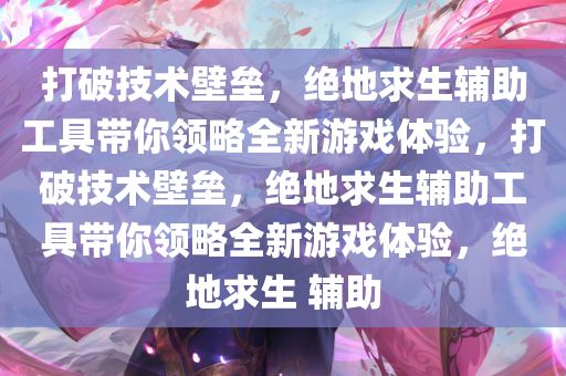 打破技术壁垒，绝地求生辅助工具带你领略全新游戏体验，打破技术壁垒，绝地求生辅助工具带你领略全新游戏体验，绝地求生 辅助