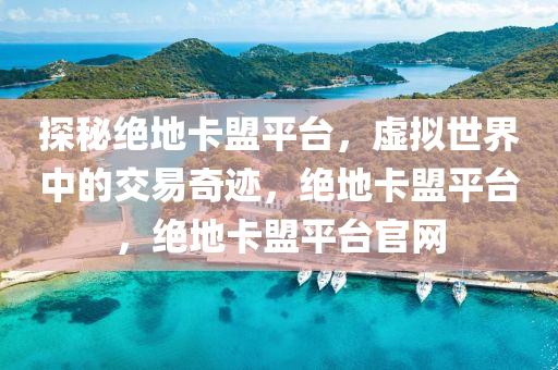 探秘绝地卡盟平台，虚拟世界中的交易奇迹，绝地卡盟平台，绝地卡盟平台官网