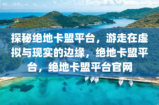 探秘绝地卡盟平台，游走在虚拟与现实的边缘，绝地卡盟平台，绝地卡盟平台官网