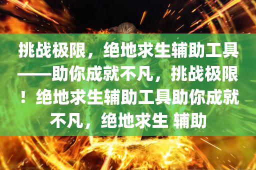 挑战极限，绝地求生辅助工具——助你成就不凡，挑战极限！绝地求生辅助工具助你成就不凡，绝地求生 辅助