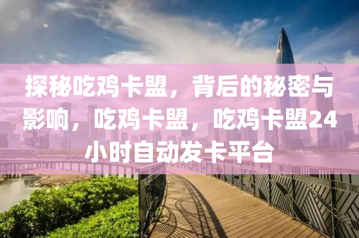 探秘吃鸡卡盟，背后的秘密与影响，吃鸡卡盟，吃鸡卡盟24小时自动发卡平台