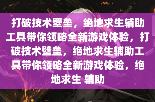 打破技术壁垒，绝地求生辅助工具带你领略全新游戏体验，打破技术壁垒，绝地求生辅助工具带你领略全新游戏体验，绝地求生 辅助
