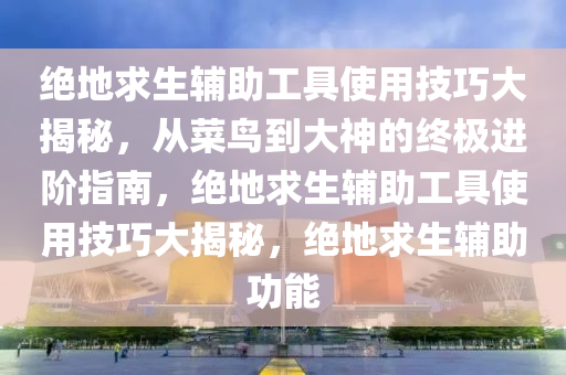 绝地求生辅助工具使用技巧大揭秘，从菜鸟到大神的终极进阶指南，绝地求生辅助工具使用技巧大揭秘，绝地求生辅助功能