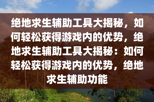 绝地求生辅助工具大揭秘，如何轻松获得游戏内的优势，绝地求生辅助工具大揭秘：如何轻松获得游戏内的优势，绝地求生辅助功能
