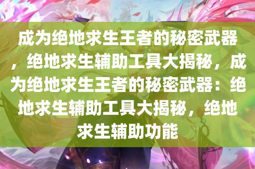 成为绝地求生王者的秘密武器，绝地求生辅助工具大揭秘，成为绝地求生王者的秘密武器：绝地求生辅助工具大揭秘，绝地求生辅助功能