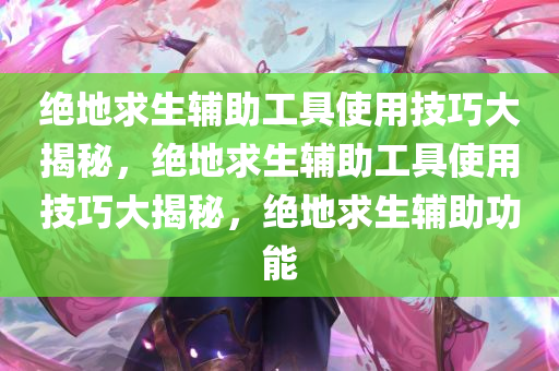 绝地求生辅助工具使用技巧大揭秘，绝地求生辅助工具使用技巧大揭秘，绝地求生辅助功能