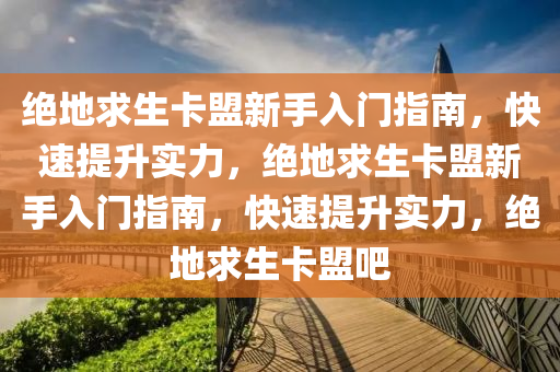绝地求生卡盟新手入门指南，快速提升实力，绝地求生卡盟新手入门指南，快速提升实力，绝地求生卡盟吧