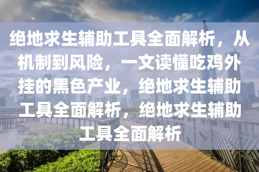 绝地求生辅助工具全面解析，从机制到风险，一文读懂吃鸡外挂的黑色产业，绝地求生辅助工具全面解析，绝地求生辅助工具全面解析