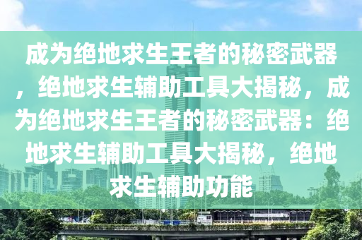 成为绝地求生王者的秘密武器，绝地求生辅助工具大揭秘，成为绝地求生王者的秘密武器：绝地求生辅助工具大揭秘，绝地求生辅助功能