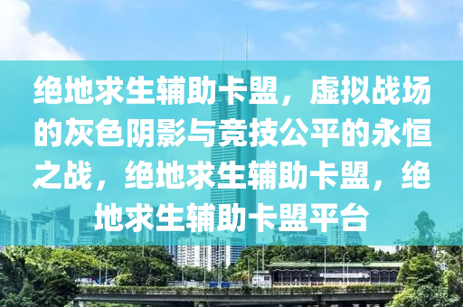 绝地求生辅助卡盟，虚拟战场的灰色阴影与竞技公平的永恒之战，绝地求生辅助卡盟，绝地求生辅助卡盟平台