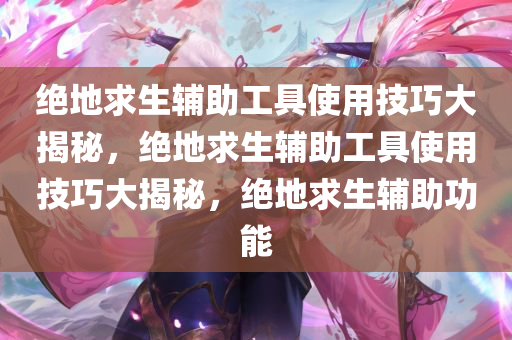 绝地求生辅助工具使用技巧大揭秘，绝地求生辅助工具使用技巧大揭秘，绝地求生辅助功能
