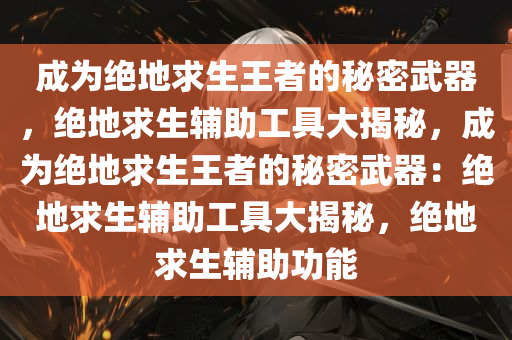 成为绝地求生王者的秘密武器，绝地求生辅助工具大揭秘，成为绝地求生王者的秘密武器：绝地求生辅助工具大揭秘，绝地求生辅助功能