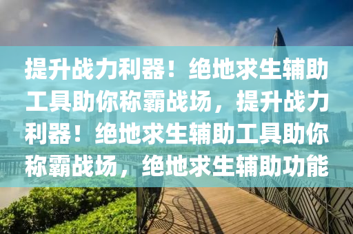提升战力利器！绝地求生辅助工具助你称霸战场，提升战力利器！绝地求生辅助工具助你称霸战场，绝地求生辅助功能