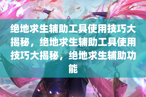 绝地求生辅助工具使用技巧大揭秘，绝地求生辅助工具使用技巧大揭秘，绝地求生辅助功能