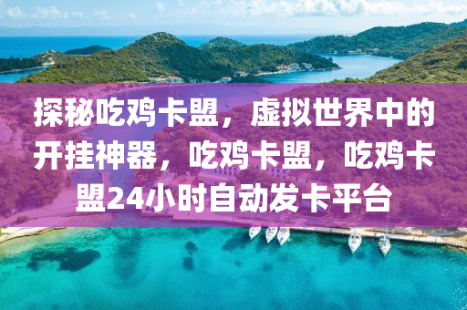 探秘吃鸡卡盟，虚拟世界中的开挂神器，吃鸡卡盟，吃鸡卡盟24小时自动发卡平台