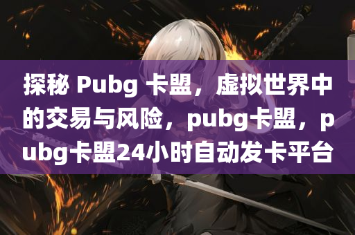 探秘 Pubg 卡盟，虚拟世界中的交易与风险，pubg卡盟，pubg卡盟24小时自动发卡平台