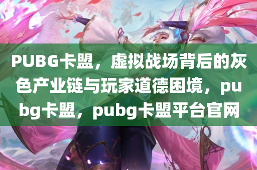 PUBG卡盟，虚拟战场背后的灰色产业链与玩家道德困境，pubg卡盟，pubg卡盟平台官网