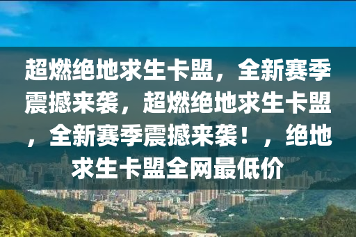 超燃绝地求生卡盟，全新赛季震撼来袭，超燃绝地求生卡盟，全新赛季震撼来袭！，绝地求生卡盟全网最低价