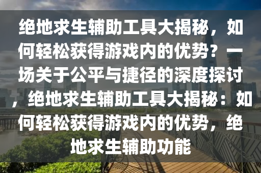 绝地求生辅助工具大揭秘，如何轻松获得游戏内的优势？一场关于公平与捷径的深度探讨，绝地求生辅助工具大揭秘：如何轻松获得游戏内的优势，绝地求生辅助功能