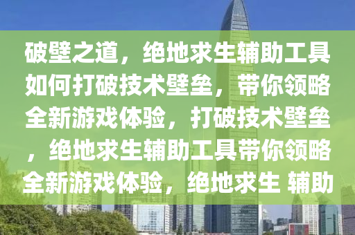 破壁之道，绝地求生辅助工具如何打破技术壁垒，带你领略全新游戏体验，打破技术壁垒，绝地求生辅助工具带你领略全新游戏体验，绝地求生 辅助