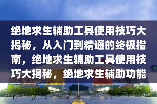 绝地求生辅助工具使用技巧大揭秘，从入门到精通的终极指南，绝地求生辅助工具使用技巧大揭秘，绝地求生辅助功能