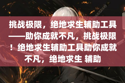 挑战极限，绝地求生辅助工具——助你成就不凡，挑战极限！绝地求生辅助工具助你成就不凡，绝地求生 辅助